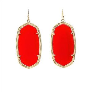 NWOT - Danielle Earrings in Bright Red